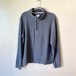 Marine Layer‎ Men’s Clayton Textured Sweater XL Blue